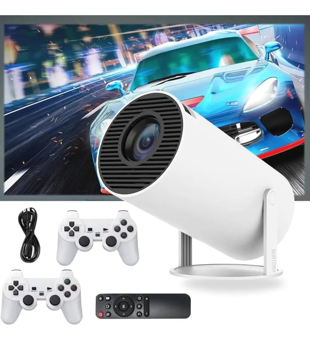 Proyector Consola de Videojuegos Retro con 2 Controles Inalámbricos