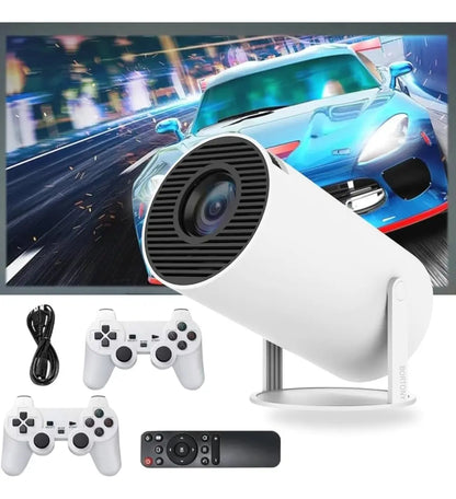 Proyector Consola de Videojuegos Retro con 2 Controles Inalámbricos