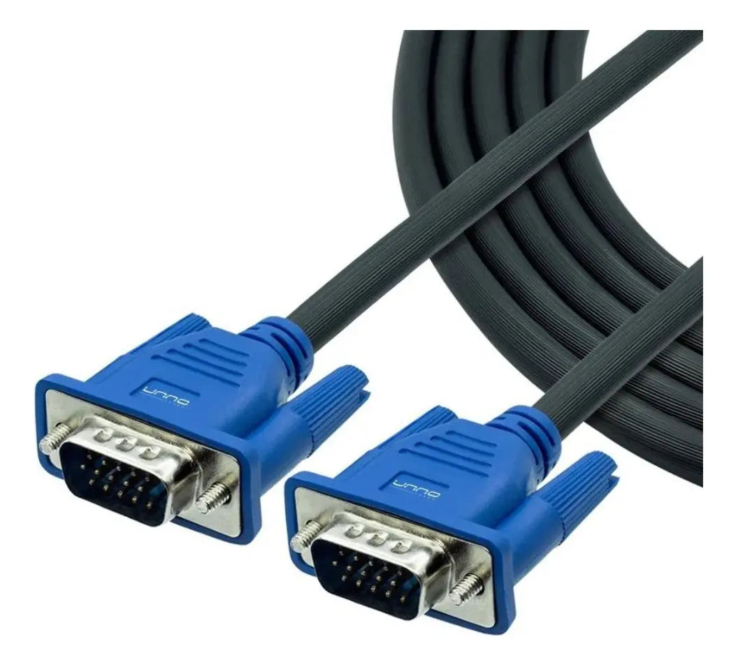 Cable Vga A Vga Monitor Dvr Pc 3 Metros 15 Pines Macho Macho