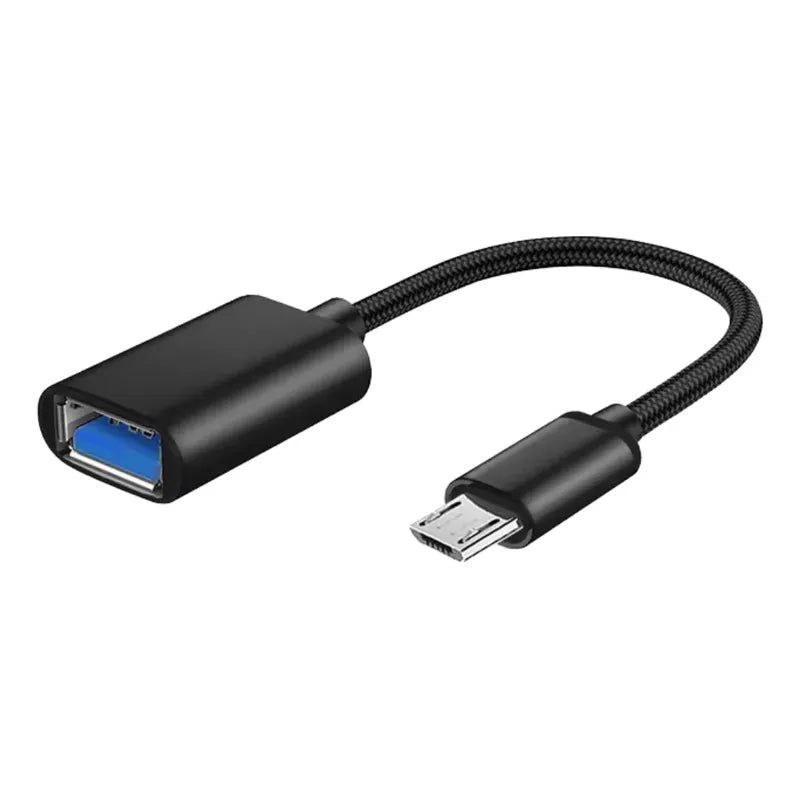 Cable Adaptador Otg Usb A Hembra A Micro Usb Macho
