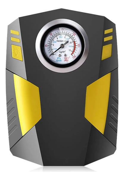 Inflador Caucho Compresor Aire Bomba Moto Kit De Herramienta