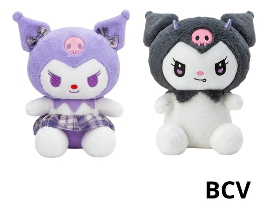 Peluche Afelpado Kuromi Detalle Muñeco 25cm Premium Kawaii