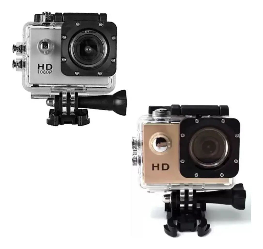Cámara Deportiva 4k Hd Waterproof Go Pro Inalambrica 1080p