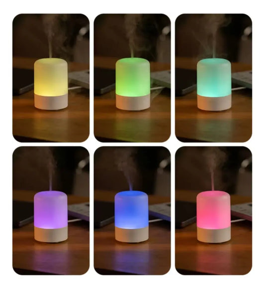 Humidificador Linterna 120ml Rgb Difusor Con Esencia Regalo
