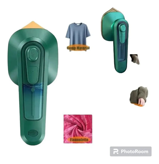 Mini Plancha Al Vapor Viajera Portatil 110ml Con Goma Calor