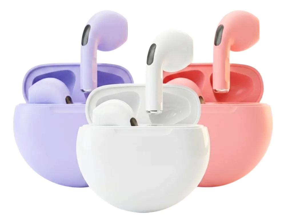 Audifonos Inalambricos Bluetooth 6 Pro Recargables Wireless