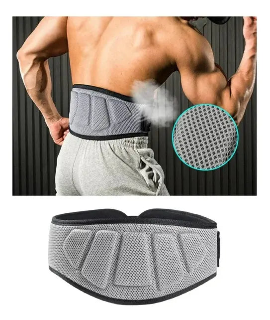 Cinturon Pesas Gimnasio Ejercicios Soporte Espalda Ajustable