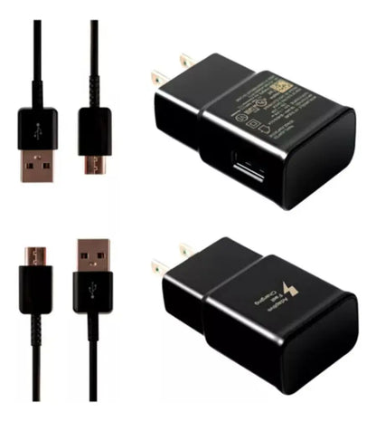 Cargador Usb A Micro Usb Carga Rápida 2.4 2.0 Excelente