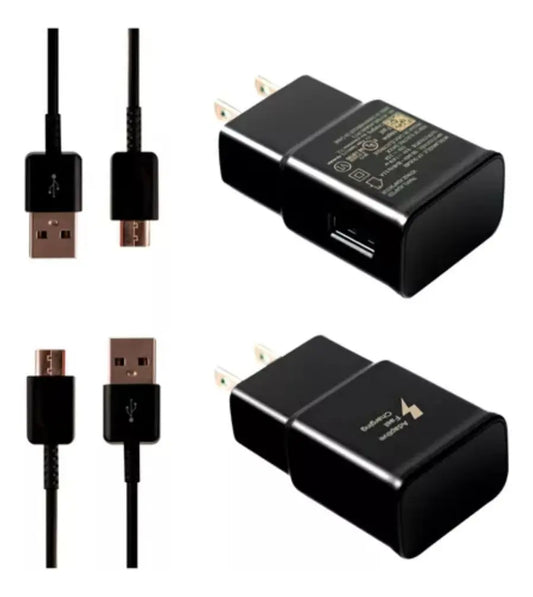Cargador Usb A Micro Usb Carga Rápida 2.4 2.0 Excelente