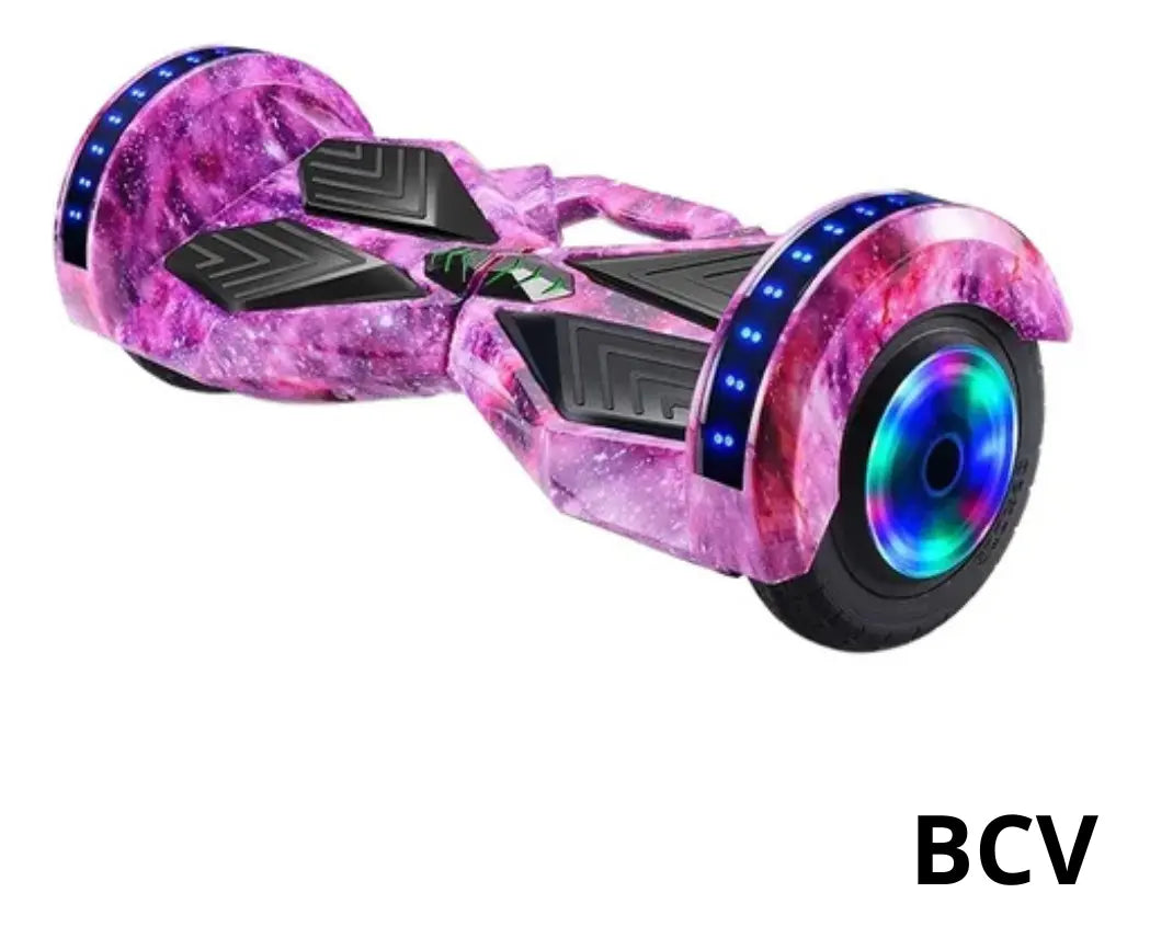 Patineta Electrica Hoverboard Con Bluetooth Y Luces Led