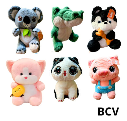 Peluche Afelpado Animales Osos Detalle Muñeco 30cm Premium