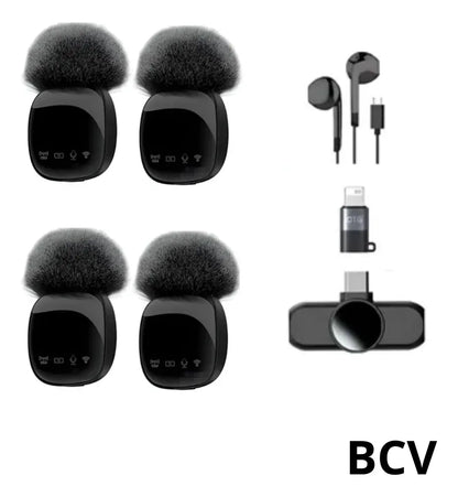 Set 4 Microfonos Inalambrico Cancelacion Ruidotipo C iPhone
