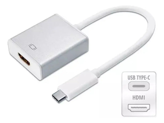 Convertidor Tipo C A Hdmi Adaptador Macho A Hembra Hd 1080p