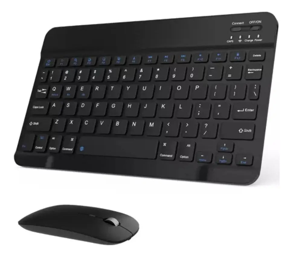 Combo Teclado Y Mouse Recargable Inalambrico Usb Pc Laptop