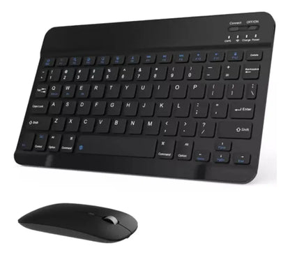Combo Teclado Y Mouse Recargable Inalambrico Usb Pc Laptop
