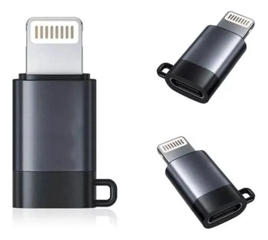 Adaptador Otg Tipo C Hembra A iPhone Lightning Macho Celular