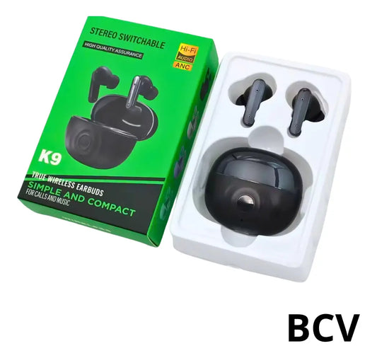 Audífonos Inalámbricos Bluetooth Recargable K9 Cancelacion