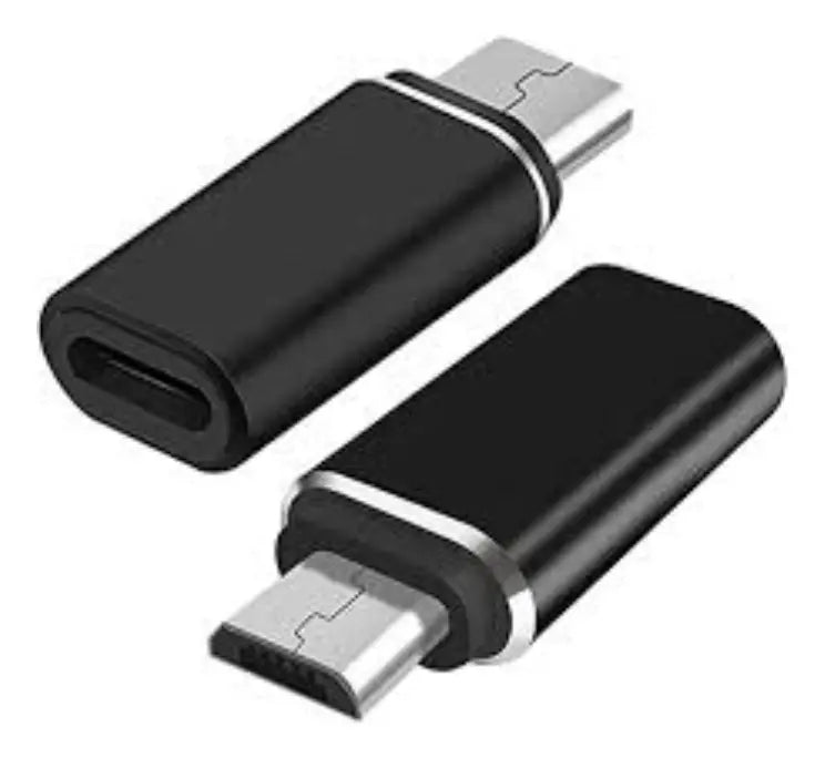 Adaptador Micro USB a Tipo C - Negro