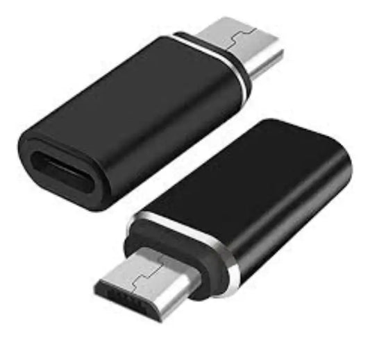 Adaptador Micro USB a Tipo C - Negro