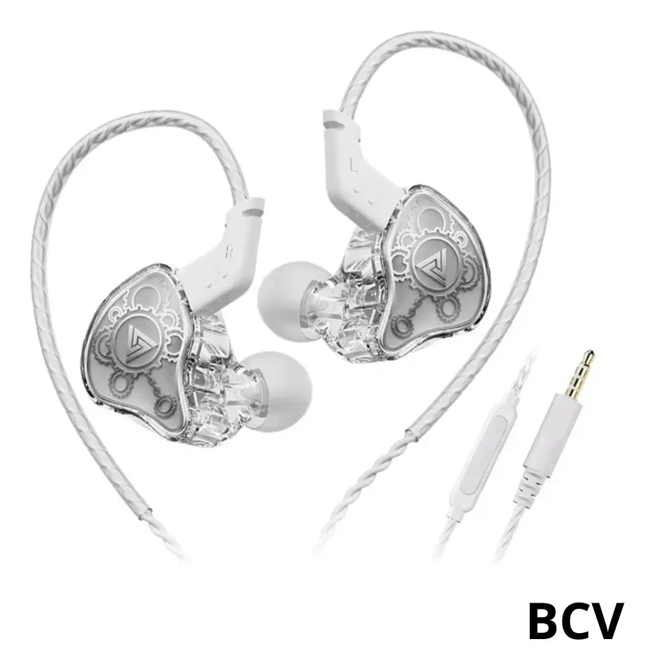 Audífonos Alámbricos Qkz Hi7t Ergonómicos In-ear Deportivos