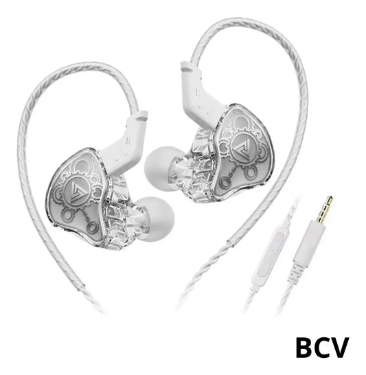 Audífonos Alámbricos Qkz Hi7t Ergonómicos In-ear Deportivos