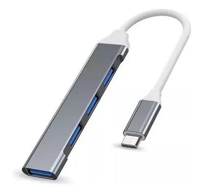 Hub Usb C A 3.0 Adaptador Convertidor 4 En 1 Multi Puertos