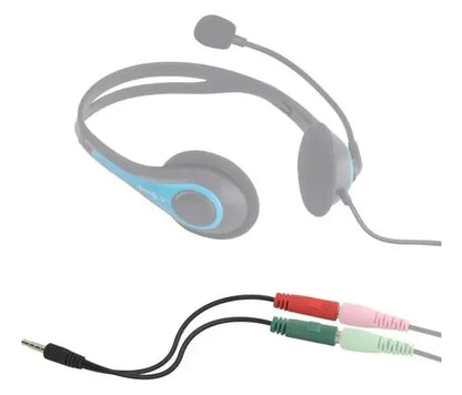 Cable Adaptador Auxiliar A Microfono Audifono 3.5mm 3 Lineas