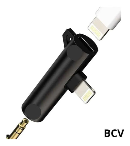 Adaptador Otg iPhone Macho A Lightning Y Jack 3.5mm Hembra