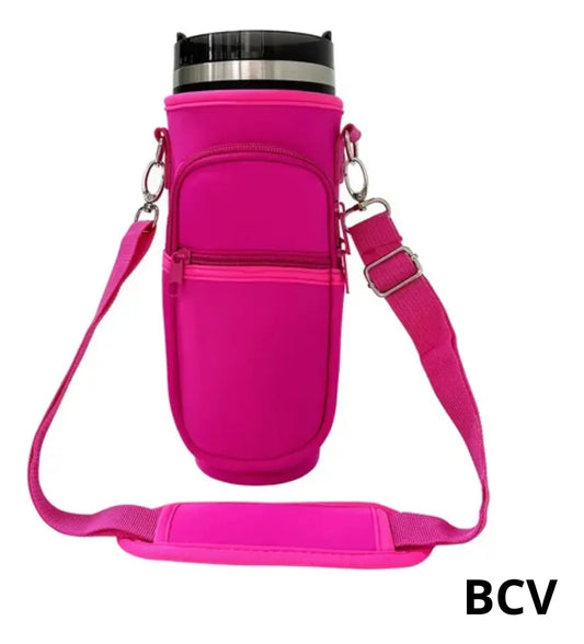 Forro Para Stanley Estuche Porta Termo Vaso Strap Y Bolsillo