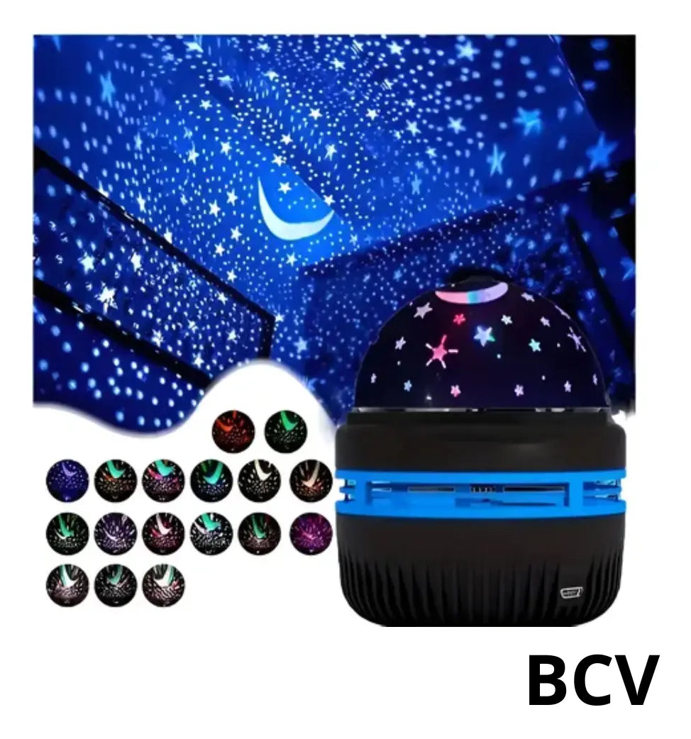 Proyector Led Rgb Lampara Portatil Luces Estrella Tipo C