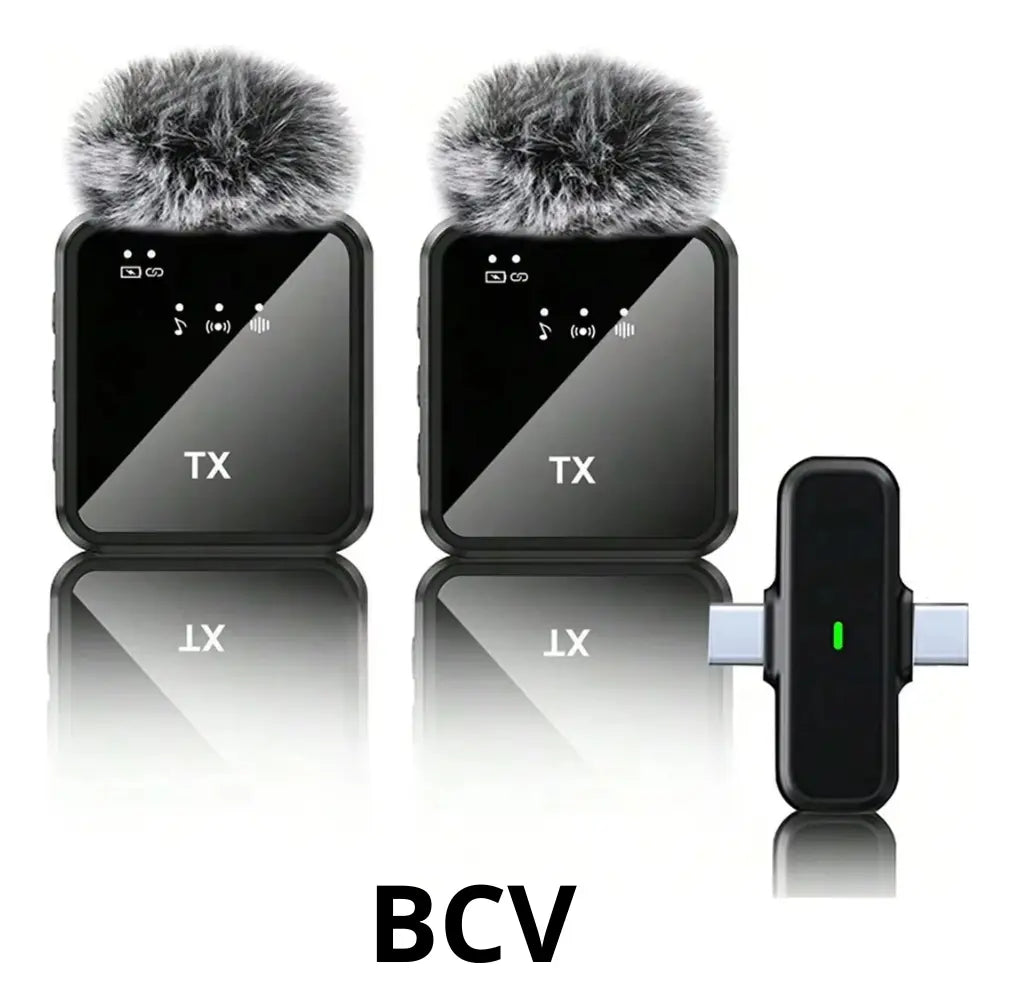 Microfono Dual Inalambrico Balita Tipo C iPhone Y Plug Tx