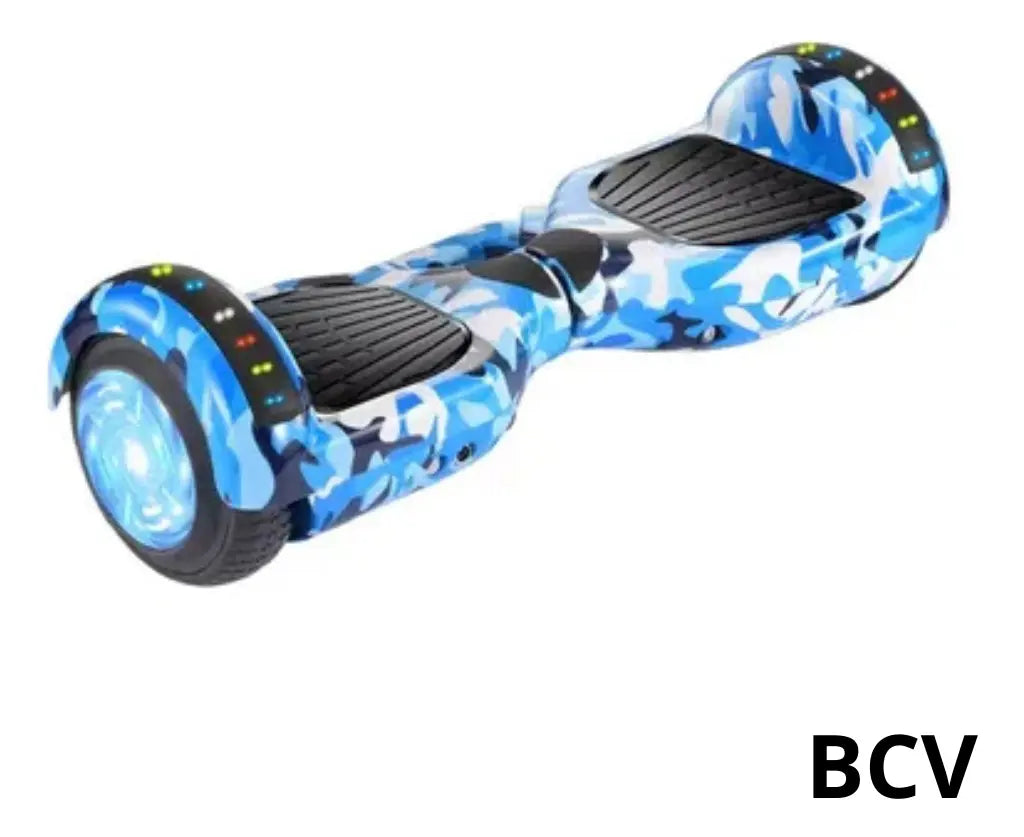 Patineta Electrica Hoverboard Con Bluetooth Y Luces Led
