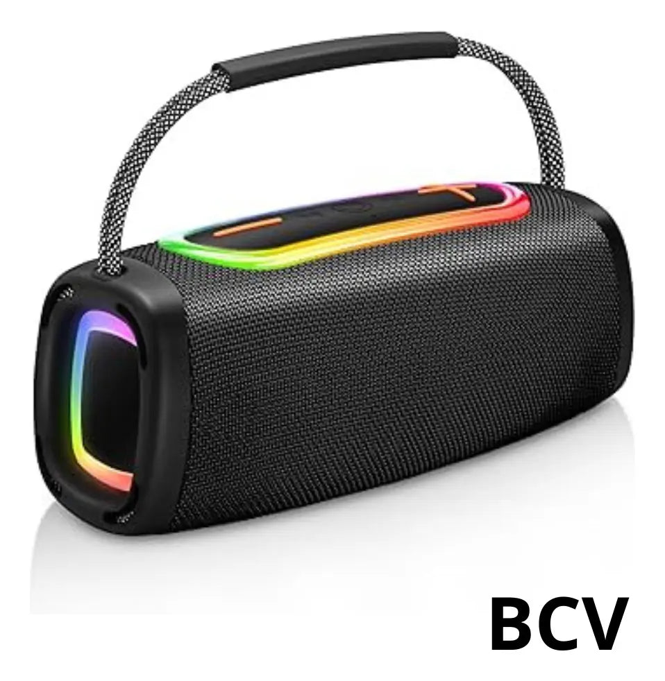 Corneta Inalambrica Portatil Rgb Waterproof Bluetooth Radio