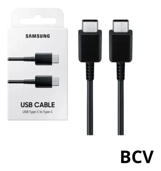 Cable De Carga Rapida 1m Samsung Tipo C A Tipo C Cargador