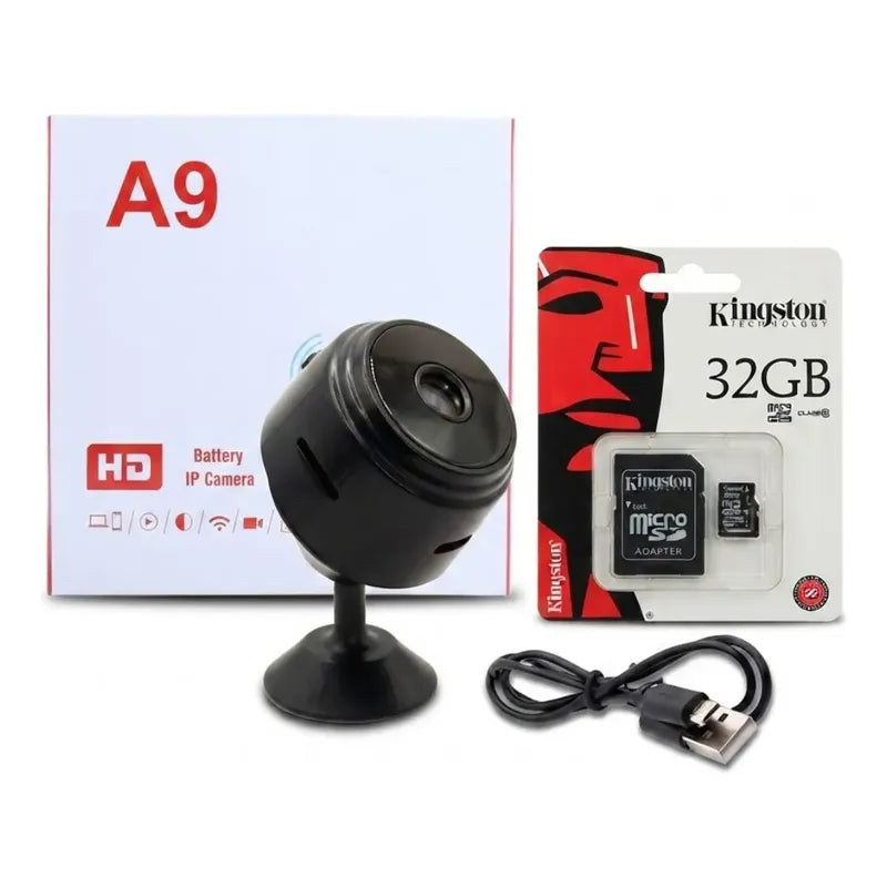 Mini Cámara Wifi Espía Hd + Memoria Micro Sd 32gb Combo Hd