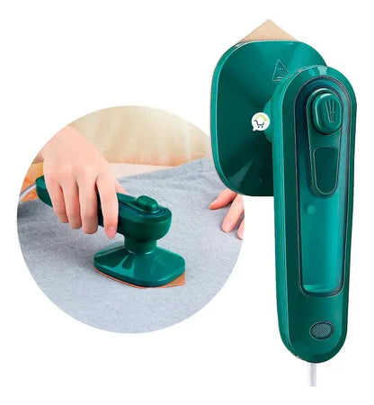 Mini Plancha Al Vapor Viajera Portatil 110ml Con Goma Calor