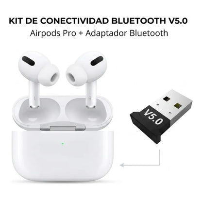 Audífonos AirPods Pro + Receptor Bluetooth 5.0 Usb Combo