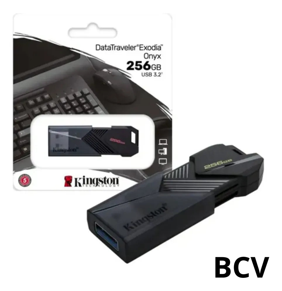 Pendrive 256gb Almacenamiento Kingston Usb 3.2 Exodia