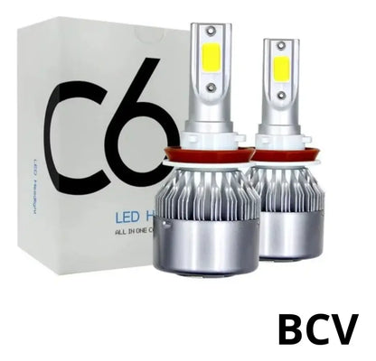 Bombillos Faros Luces Led 4 Caras H13 H1 H4 H7 H11 20000 Luz