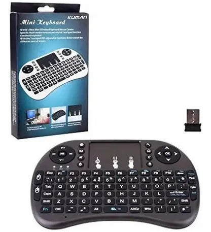 Control Mini Teclado Inalambrico Recargable Bluetooth Tv Pc
