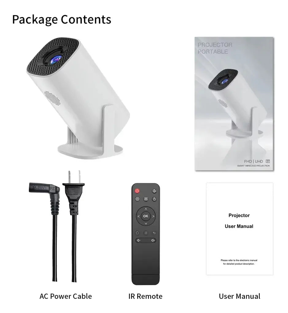Proyector Inteligente Smart Video Beam Ultra HD con Android y Wi-Fi