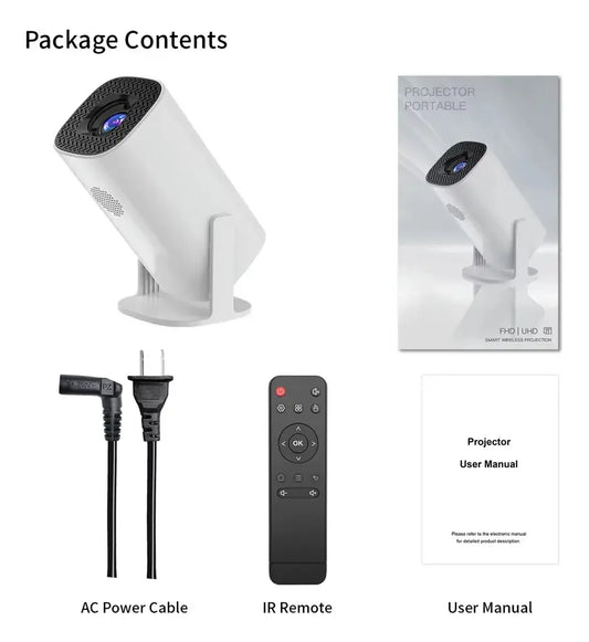 Proyector Inteligente Smart Video Beam Ultra HD con Android y Wi-Fi