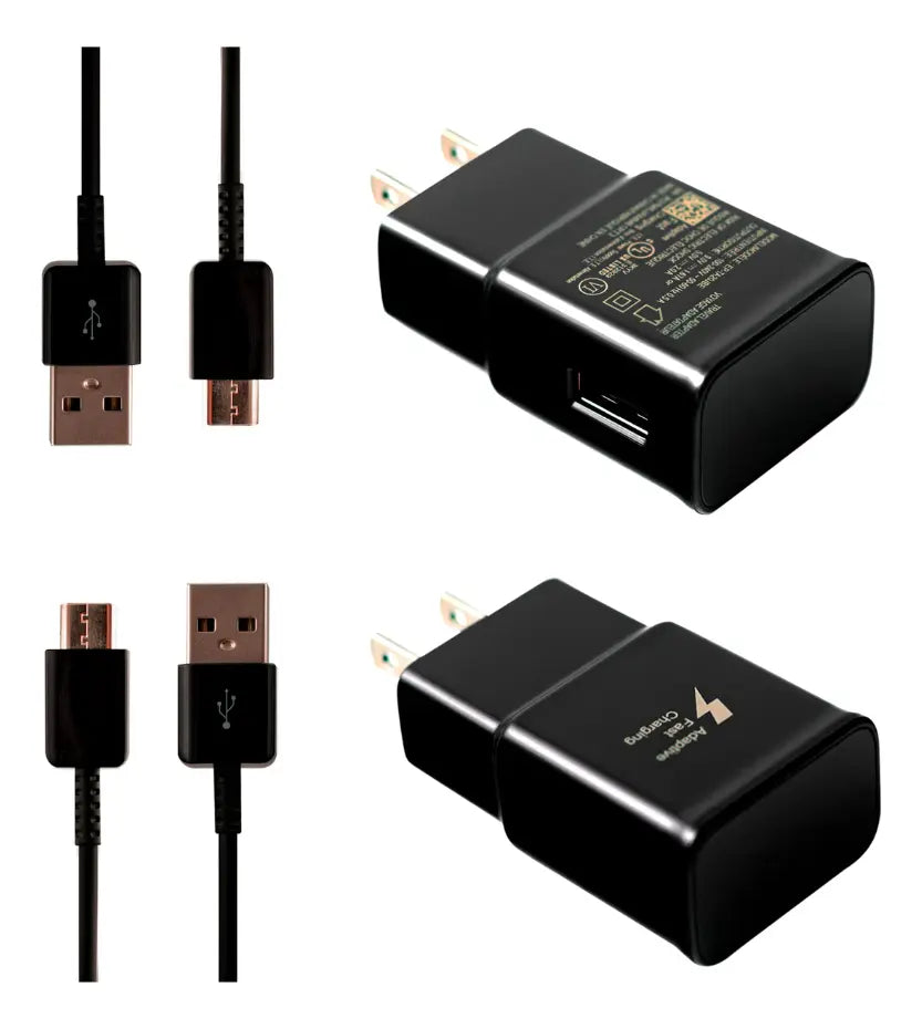 Cargador Samsung Adaptador 15w Travel Adapter Micro Usb 3a