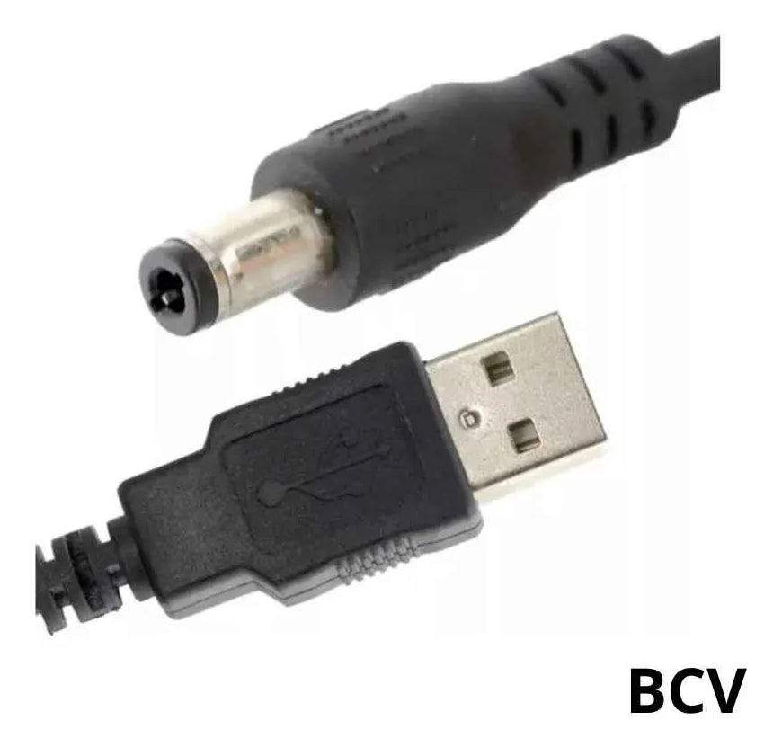 Cable Convertidor De Usb 5v A Dc 9v O 12v Modem O Router