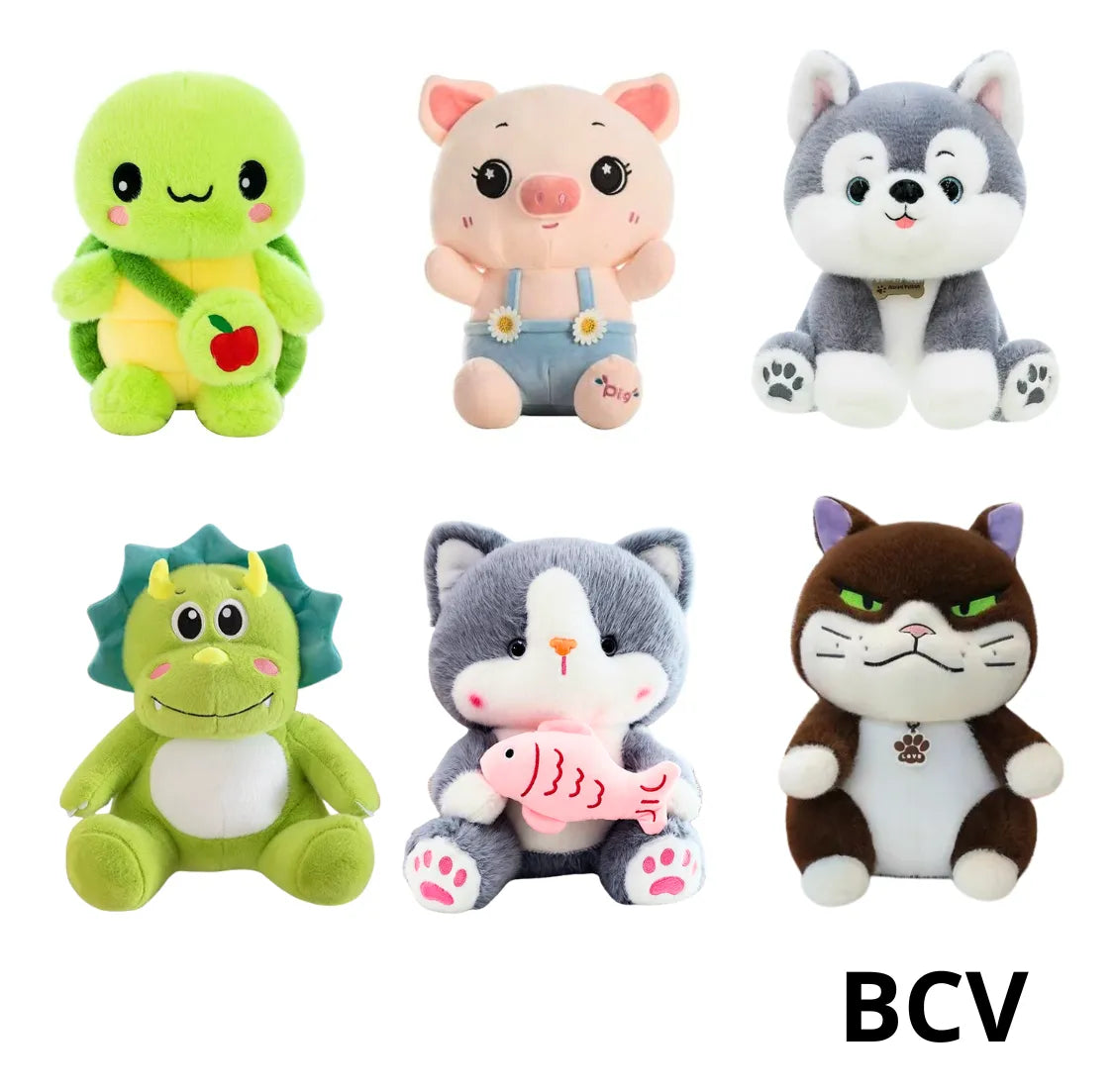 Peluche Afelpado Animales Osos Detalle Muñeco 30cm Premium