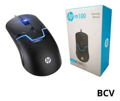 Mouse Gaming Hp M100 Rgb Alambrico Usb 1600 Dpi 4 Botones