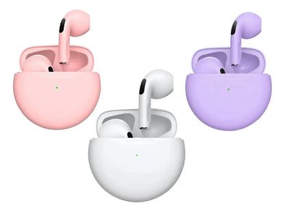 Audifonos Inalambricos Bluetooth 6 Pro Recargables Wireless