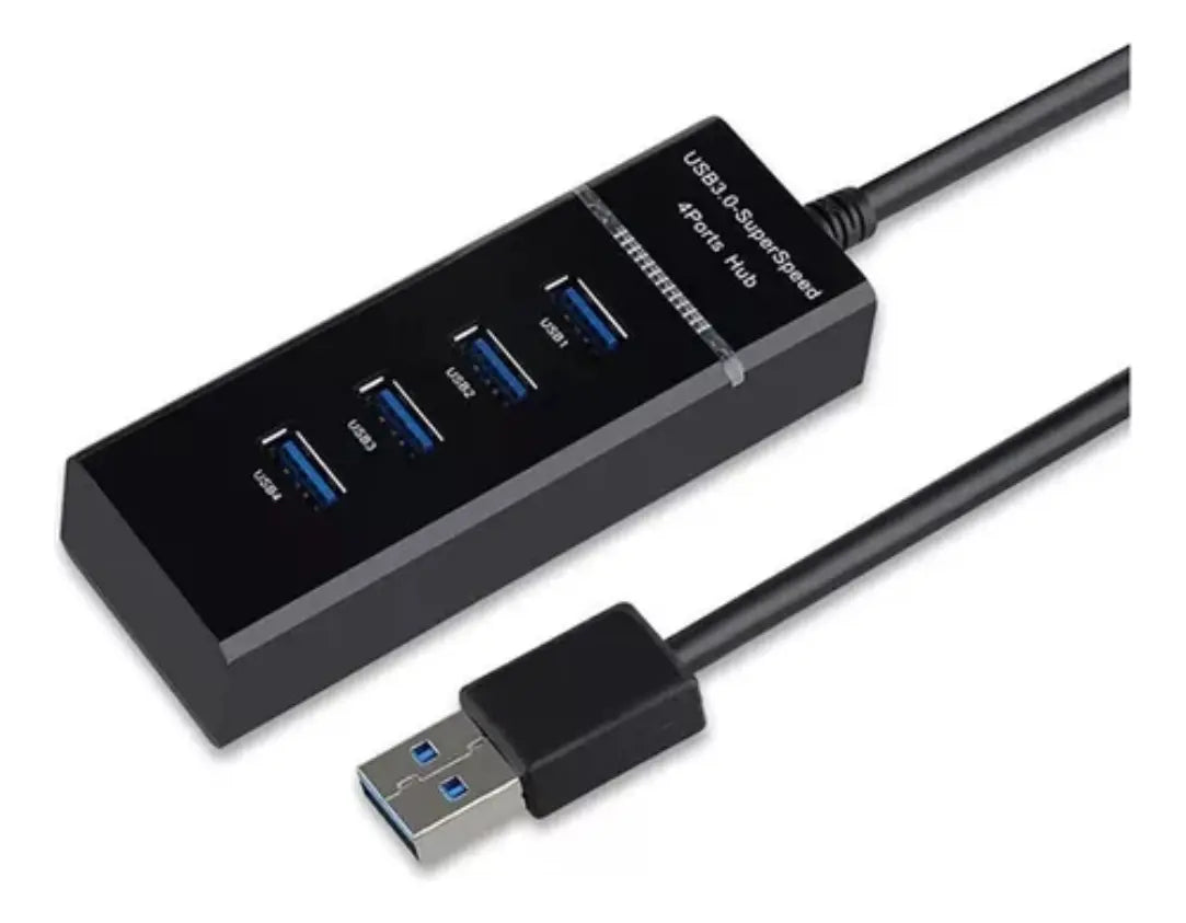 Hub Usb 4 Puertos Tipo Usb 3.0 2.0 Multipuertos Usb Led
