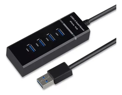 Hub Usb 4 Puertos Tipo Usb 3.0 2.0 Multipuertos Usb Led