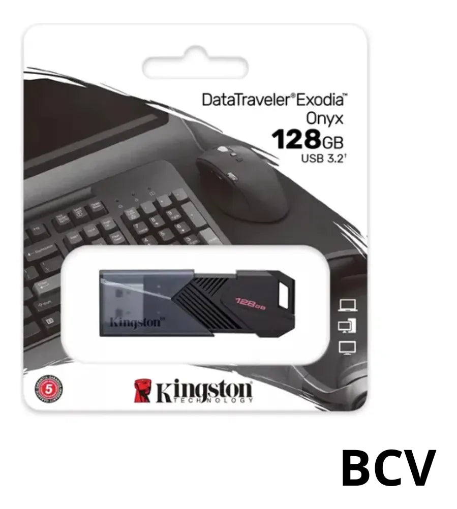 Pendrive 128gb Almacenamiento Kingston Usb 3.2 Exodia